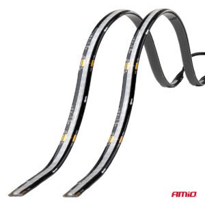 Flexible LED strips with controller multicolour RGB 2x30cm 12V AMIO-04579 - Image 2