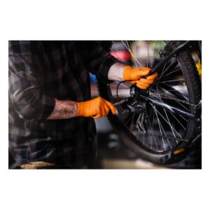 Nitrile gloves Mercator Gogrip orange 4 pcs size XL, MERCATOR - Image 4