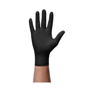 Radne rukavice od nitrila GoGrip ONE-BY-ONE Black, 100 kom, veličina XXL, MERCATOR - Image 3