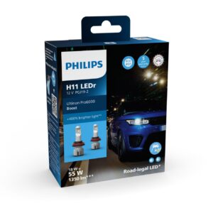 Philips Ultinon Pro6000 Boost H11 ECE 11362U60BX2 package